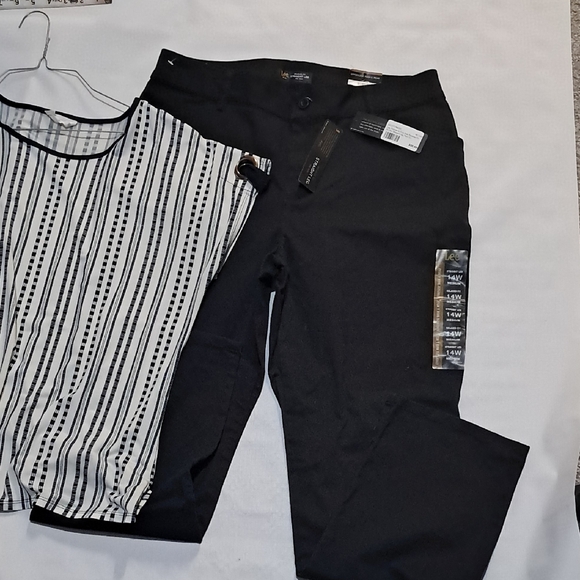 98)💋Women's Black Pants 0708 - Picture 1 of 8